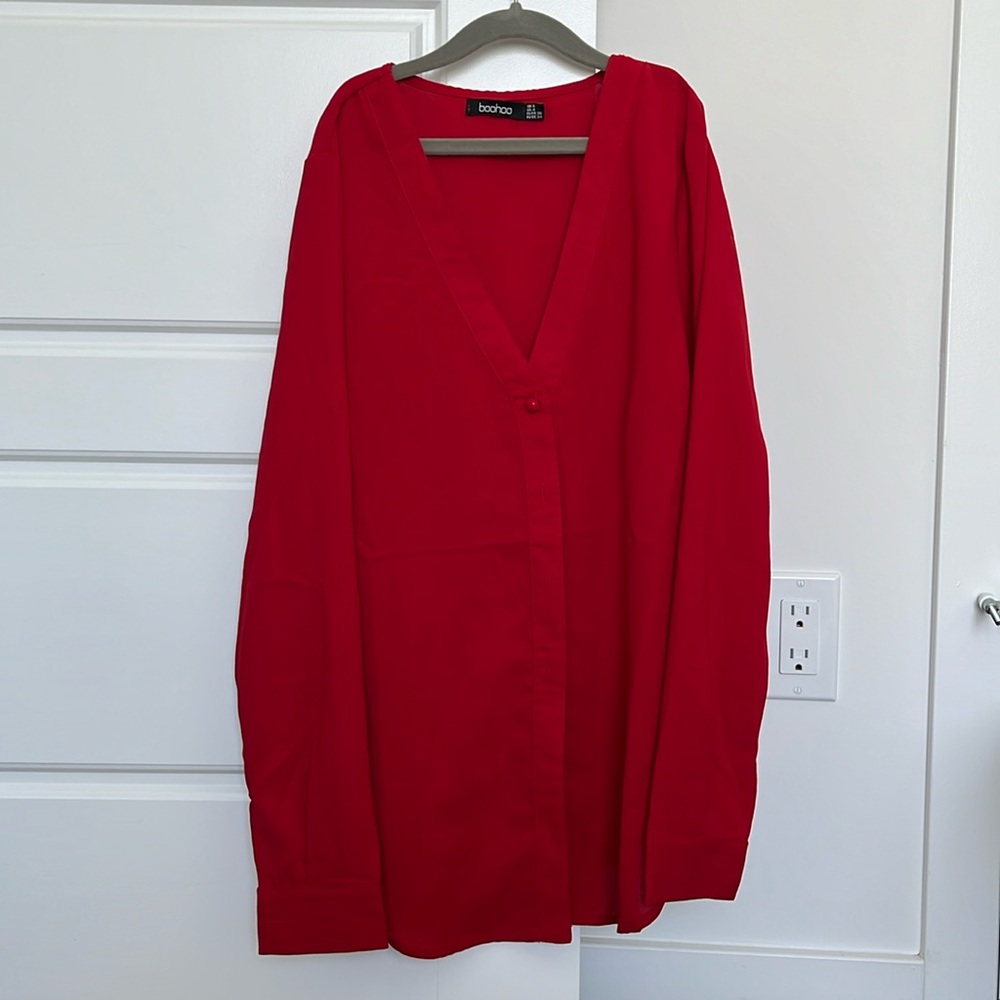 Boohoo Button Down Top